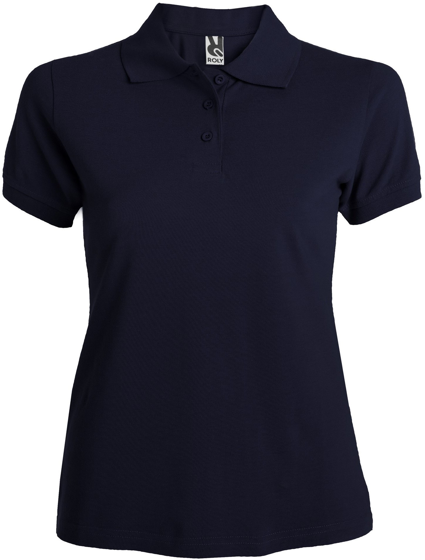 Polo manga corta mujer color AZUL MARINO
